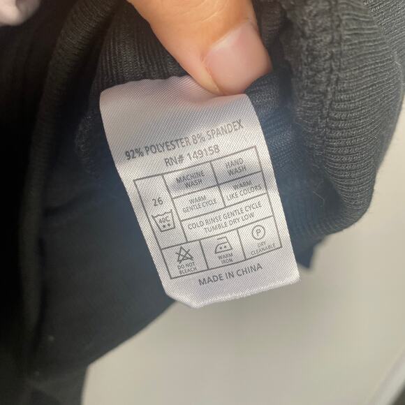 Nomad Sweater Mens Medium Black Pullover Quilted Pattern Raglan Sleeve Crew Neck - Picture 5 of 6